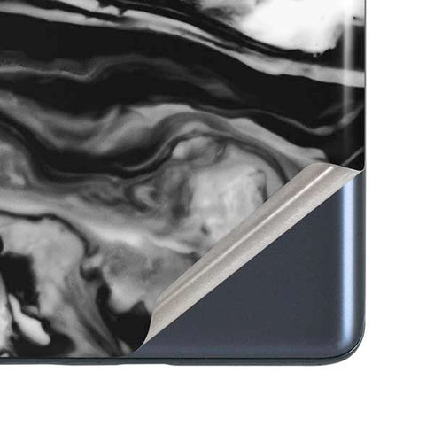Black and White Marble Ink Galaxy S20 Fan Edition Skin